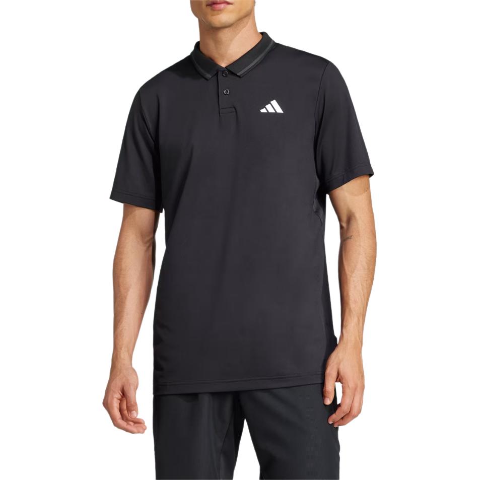 adidas Πόλο με Λογότυπο Ανδρικά Μπλούζες Μαύρο JF8424