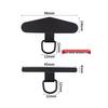 Premium Metal Connector Clip & Ultra-Thin Stainless Steel Phone Lanyard Gasket
