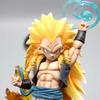 Dragon Ball Z Gotenks Figures Sjj3 Gotenks Anime Figures Super Saiyan Gk Statue Figurine 22cm Pvc Model Doll Collectible Toy Gif