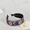 MAIA Flower Jacquard Hairband - Minja-type Pink