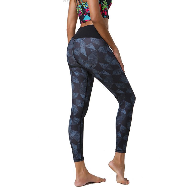 New Arrival Women's Yoga Leggings Soft Brushed Nude-Effect Printed Base Layer Yoga & Fitness Trousers Lightweight Style