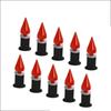 Universal/Red Motorcycle Spike Bolts Windscreen Fairings-License Plate M5 5mm