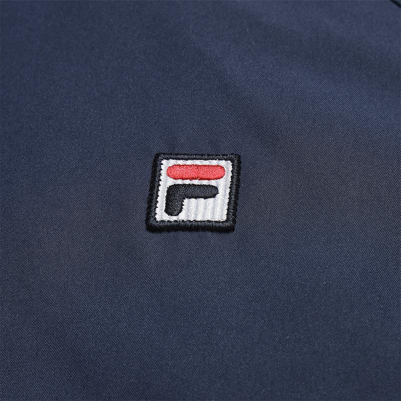 Fila Tennis Fashion Minimalist Classic Retro Sports Casual Comfortable Warm Loose Short Cotton Jacket Women Jackets Sky-Blue A11W613904FBU