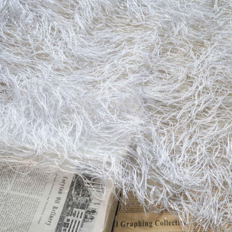 Silver Gold Thread Tassels Translucent Fabric for DIY Shirt Women's Dress Summer Formal Dress Decoration Fabric