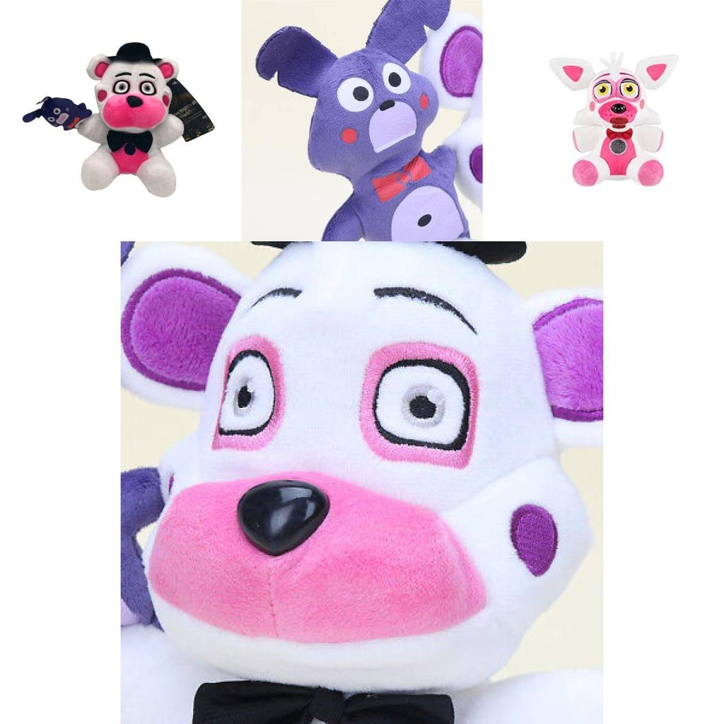 Fun And Educational Fnaf Five Nights At Freddy's Sister Location Plush Funtime Freddy With Bon Bon