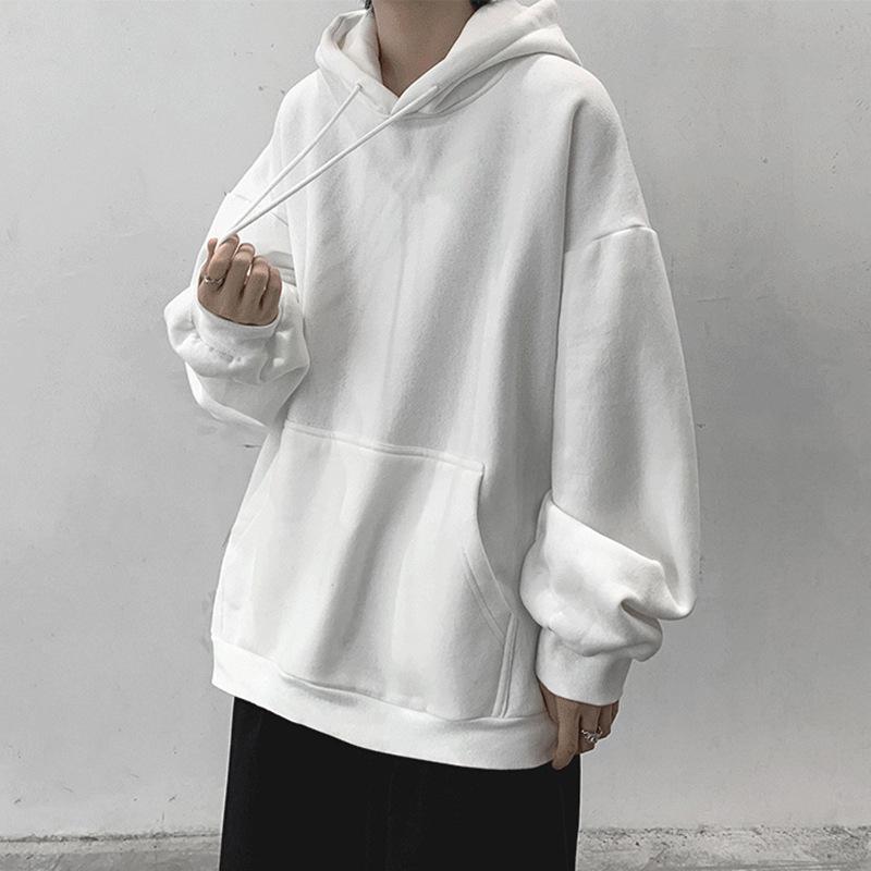 

Минималистичное худи унисекс с вельветовой подкладкой: Стильный и уютный для осени/зимы XL