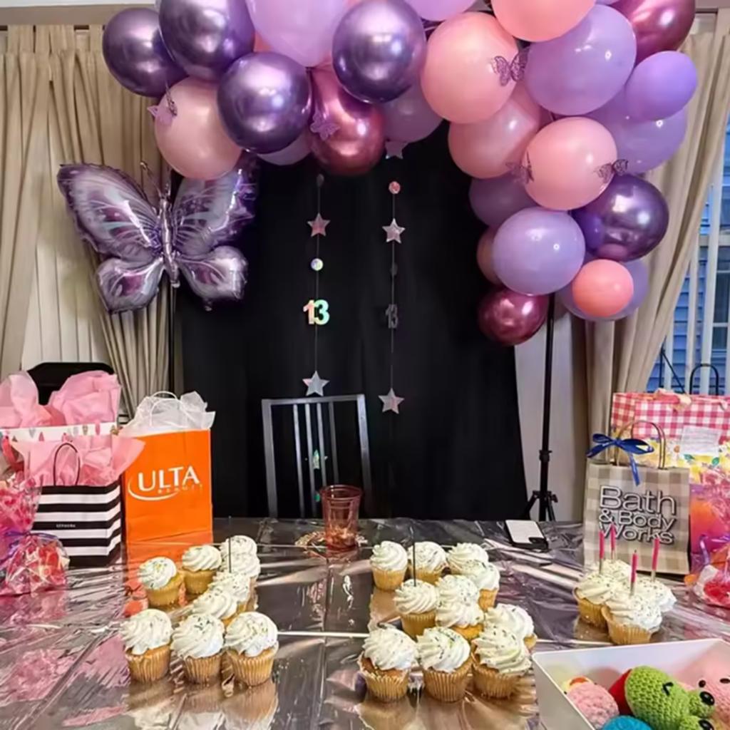 10inch Pink and Purple Latex Balloon Set, Suitable for Weddings, Birthdays, Themed Parties,pre Wedding Parties,family Gatherings