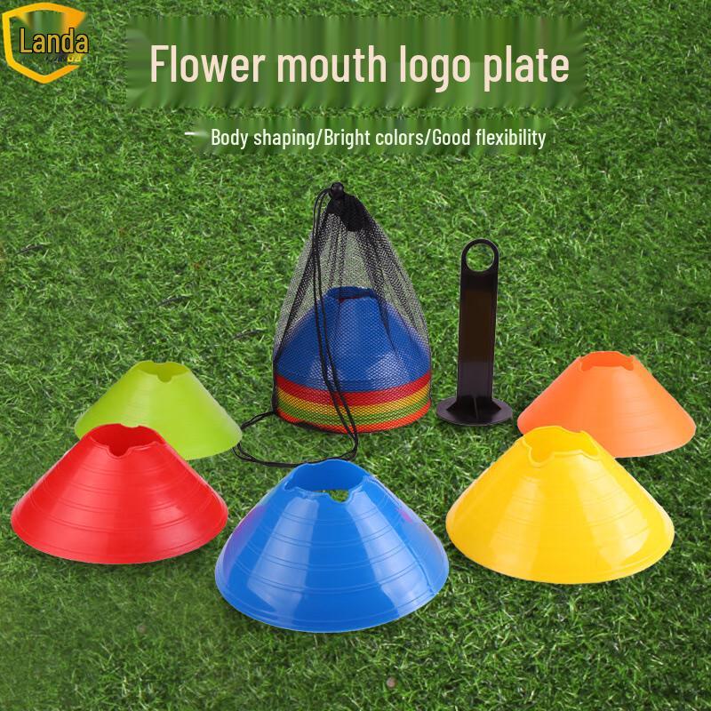 Landa Large Sports Training Marker Discs - 50 Pack