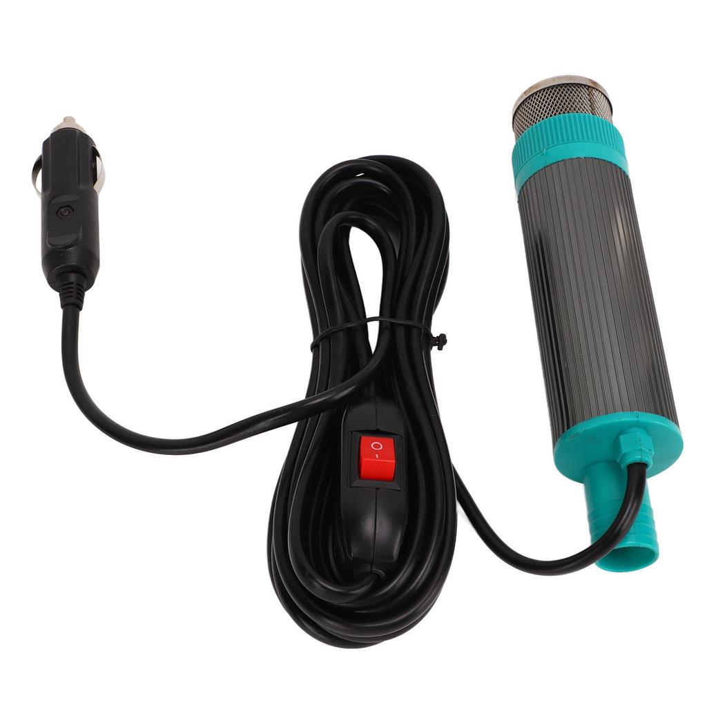 12V Portable Electric Oil Water Extractor Pump with 5m Cable Transfer Fluid Diesel Kerosene for RV Trailer