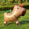 Aluminum Film Foil Balloons Cartoon Design With Wheels Animal Balloons Standing Animals Animal Shape Cartoon Balloons