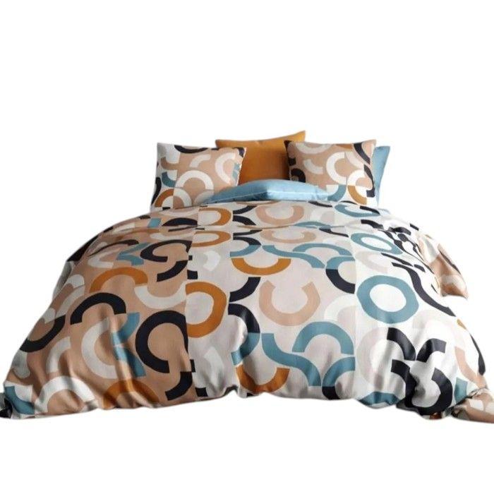 Housse De Couette + 2 Taies 200 X 200 Cm Igor
