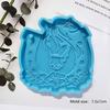 Resin Casting Keychain Mold Horseshoe Blossom Silicone Mold for Epoxy Resin