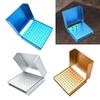 86 Holes Burs Holder with Open Flip Cover Reusable Necessary Tool Portable Professional Supplies Opening Box Case Burs Block