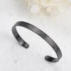 Personalized Ayatul Kursi Islamic Jewelry Bracelets Stainless Steel Open Bangles