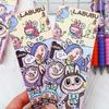 5 szt. Urocze kreskówkowe długopisy żelowe Labubu Zestaw długopisów Kawaii Zestaw długopisów Kawaii Szybkoschnące Artykuły papiernicze biurowe studenckie szkolne