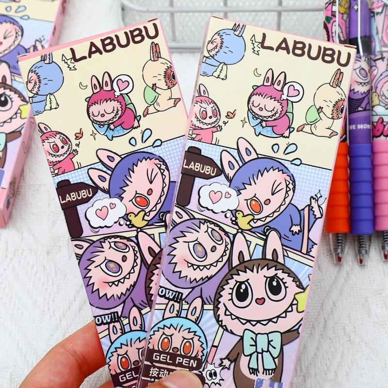 5Pcs Cute Cartoon Gel Pens Kawaii Pen Set Kawaii Quickly-Drying Pen Set