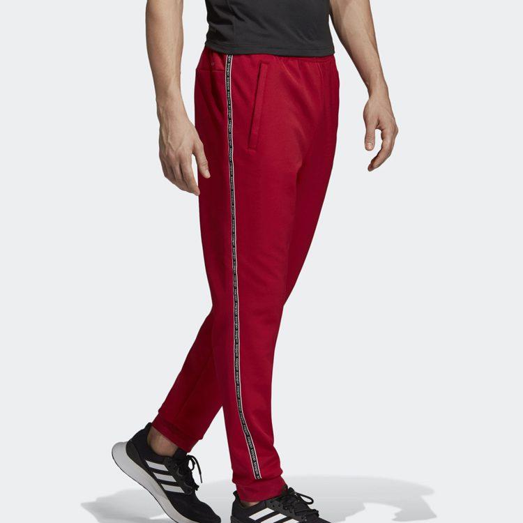 Adidas Knitted Sweatpants Men's Red EJ9676