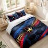 Bedding Set 1 Duvet Cover 2 Pillowcases Lyon FC Print Bedroom Home Decoration