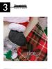 Port of Love Burlap Christmas Stocking & Gift Bag Ornament