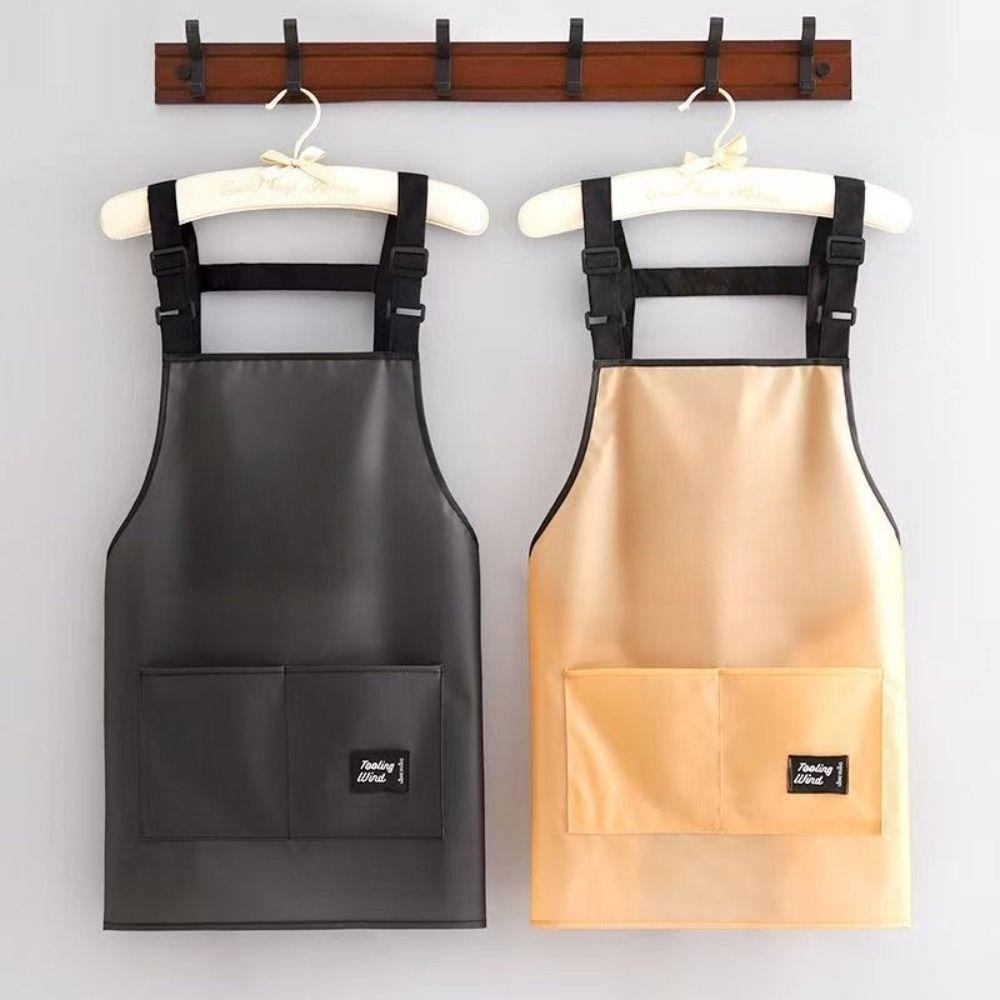 Oil Dirt Resistant Gardening Aprons TPU Working Clothes Portable Coffee Overalls  Kitchen Supplies