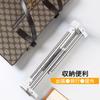 Udoric Indoor Clothes Drying Rack, Foldable, Clothes Drying Stand, for Drying Clothes and Futons, Width 33-72cm, Height 33-136cm, No Assembly Required