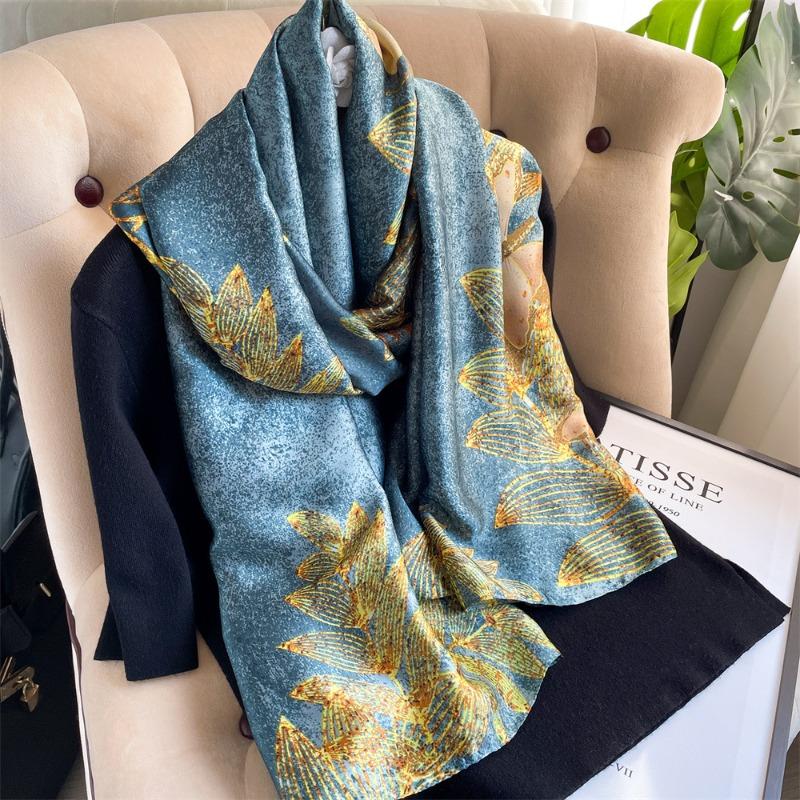 

Meier Silk scarf for women, cheongsam shawl, high-end chinese style sun protection neck warmer