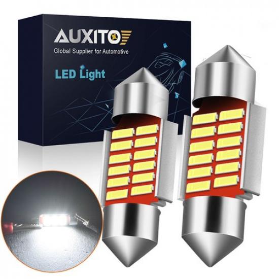 AUXITO LED 12SMD 31Mm Car Festoon 269 Interior Bulbs Error Light Fit Canbus