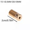 1 Pcs 0.5M Deceleration Worm Gear 065/151 Turbine 3.175/3/4/5/6 Mm Deceleration Worm Wheel
