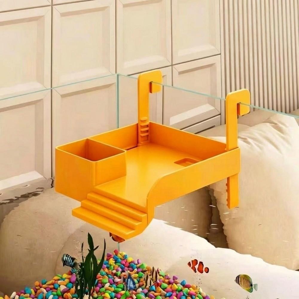 Adjustable Height Turtle Basking Platform Wall Hanging Terrarium Resting Ramp Tank Decoration