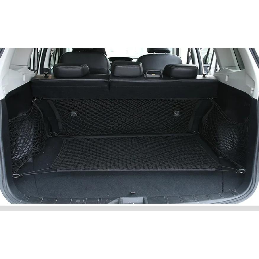 Car Trunk Luggage Storage Elastic Mesh Crille Net Auto Interior Accessories For Subaru Forester Ascent Outback Legacy XV WRX BRZ