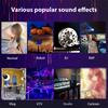 Voice Changer Portable Voice Changer Device with 8 Sound Effects Colorful Light Mini Live Broadcast
