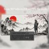Mouse Pad Mount Fuji Red Sun Samurai Gaming XL HD New Mousepad XXL Mouse Mat Carpet Office Soft Computer Desktop Mouse Pad