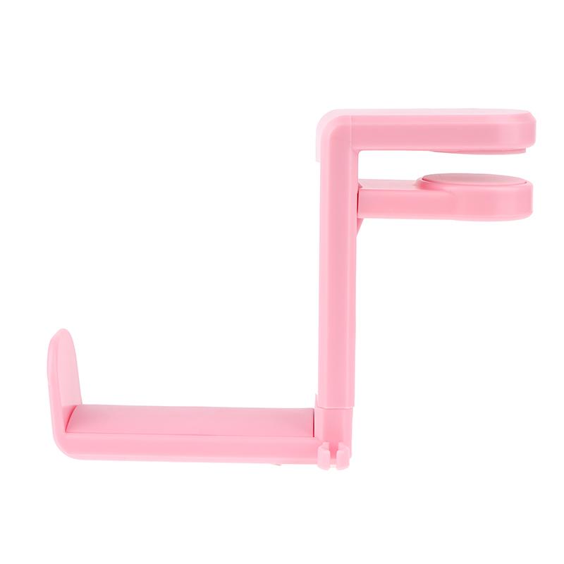 Suporte para Fone de Ouvido Sem Furos Clipe de Mesa Ajustável Gancho de Armazenamento de Mesa Suporte Giratório 360 Graus Decoração de Casa