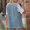 Cowboy Vest, Camisole, Trendy Denim Sleeveless Vest