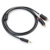 Audio Cable 35mm Minijack Male 2RCA Male 5m Gray