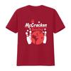 McCracken Bowling T Shirt Fun Gaming Symbol with Kingpin Bowl Logo Perfect for Enthusiasts vintage Washed Unisex Breathable