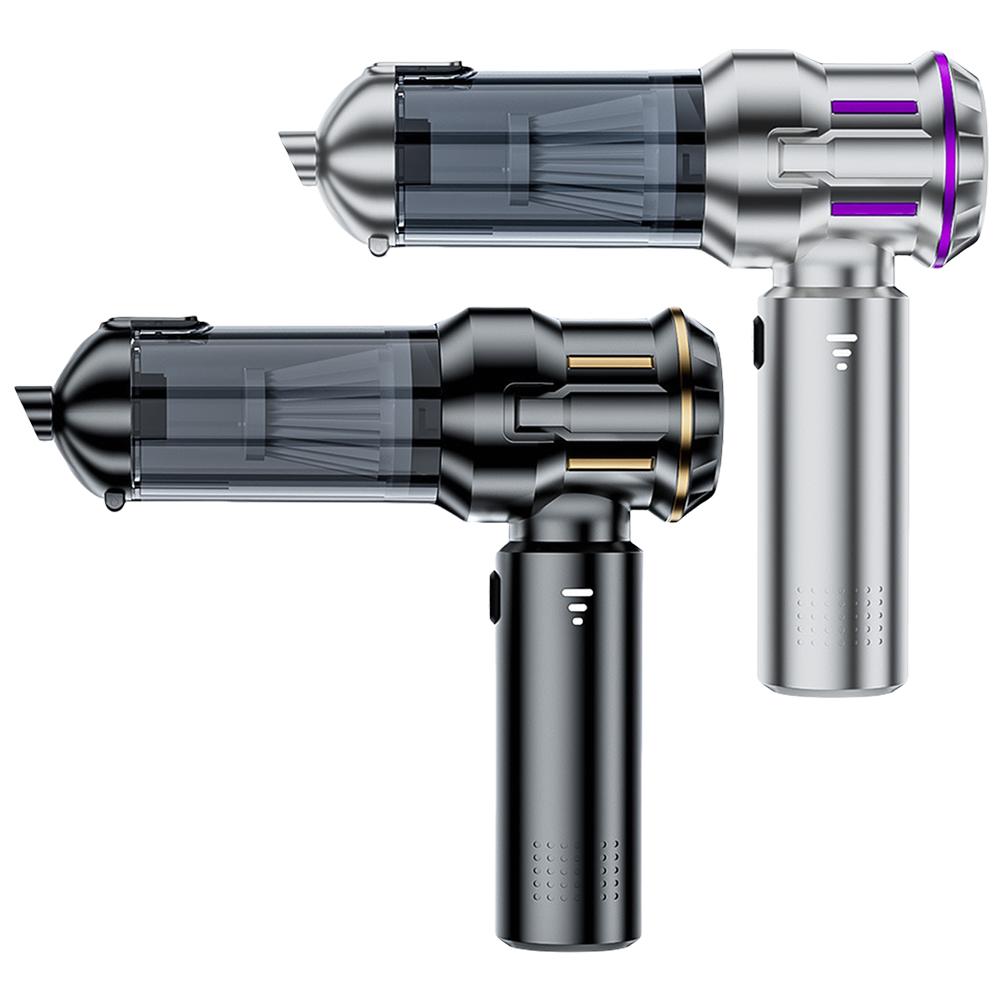 Car Vacuum Cleaner Type-C Rechargeable Electric Car Vacuum 100W Wireless Brushless Motor Cleaner for Office Home Cleaning