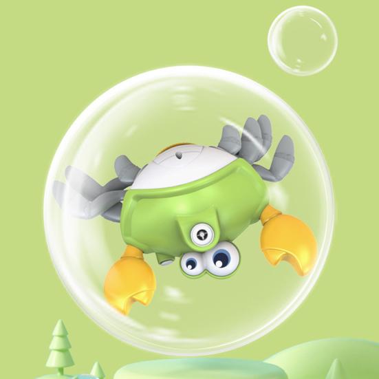 Walking Crab Bubble Machine Automatic Bubble Blower with LED Lights & Music