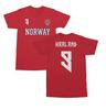 Norway Haaland 9 Inspired Soccer Jersey Style Unisex T-Shirt