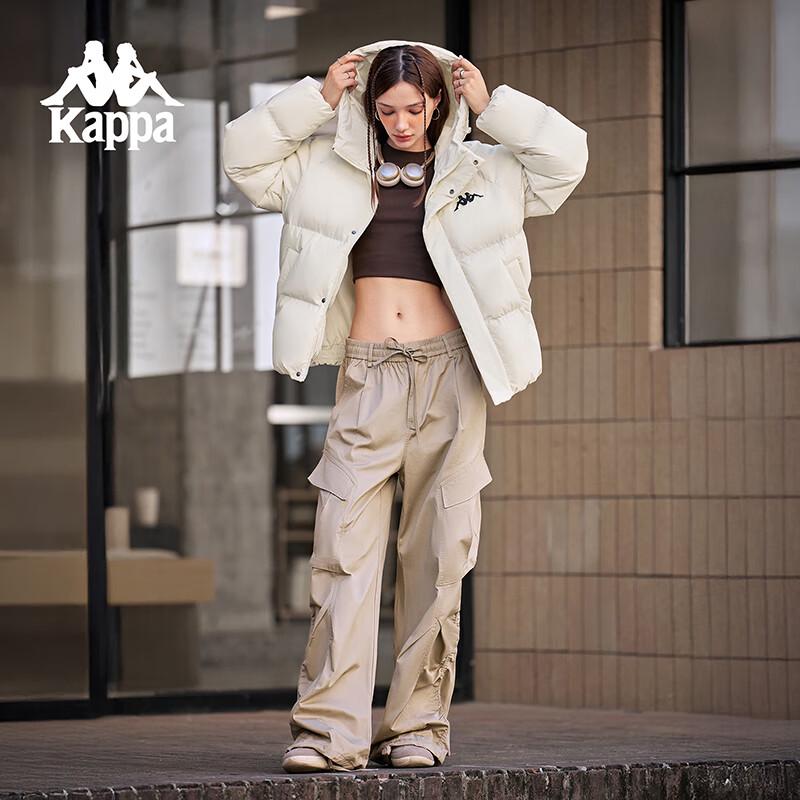 Kappa 2025 Зимняя унисекс пуховая куртка с капюшоном L