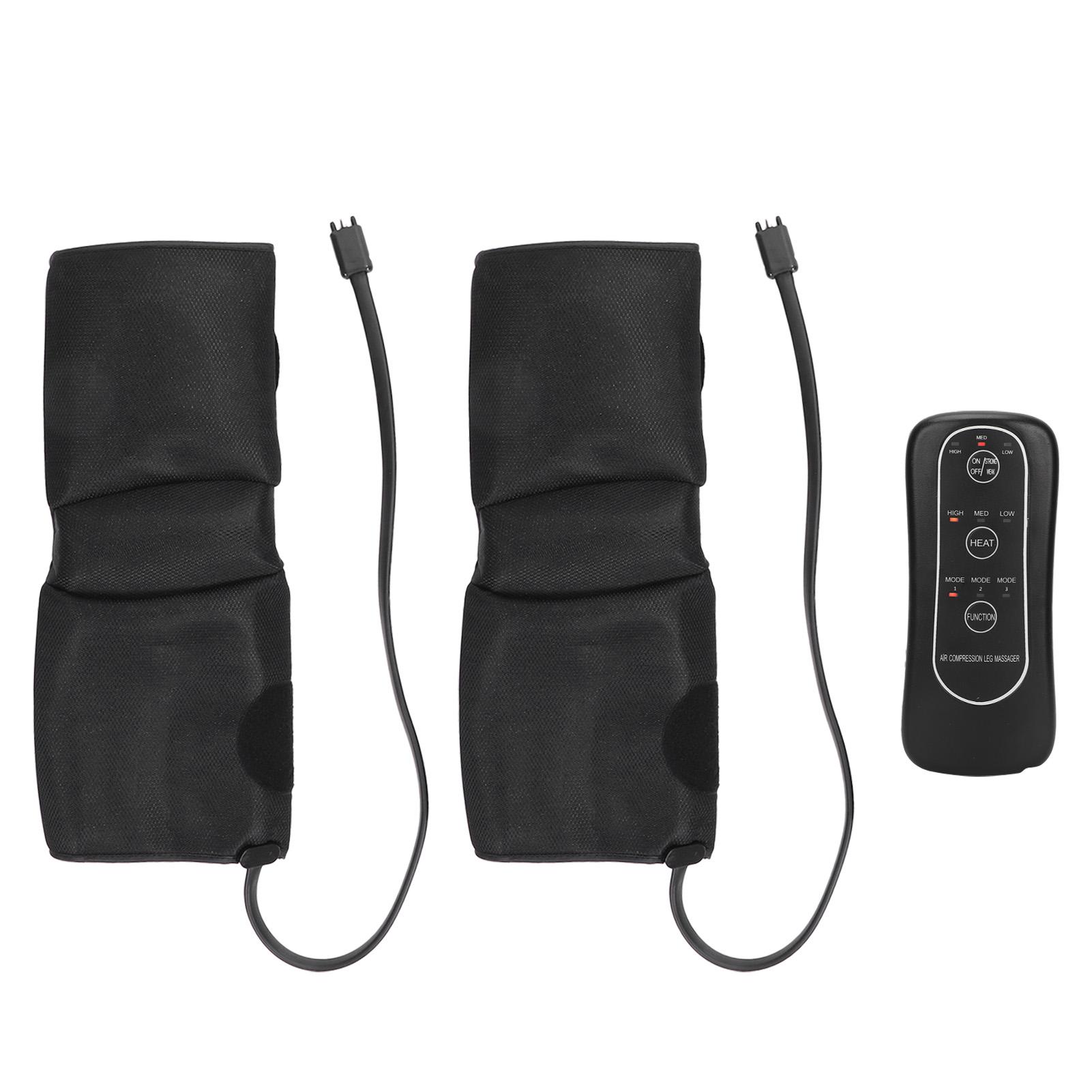 

Воздушно-компрессионный массажер для ног, бытовой нагревательный регулируемый массажер для ног, вилка 100–240 В EU Plug