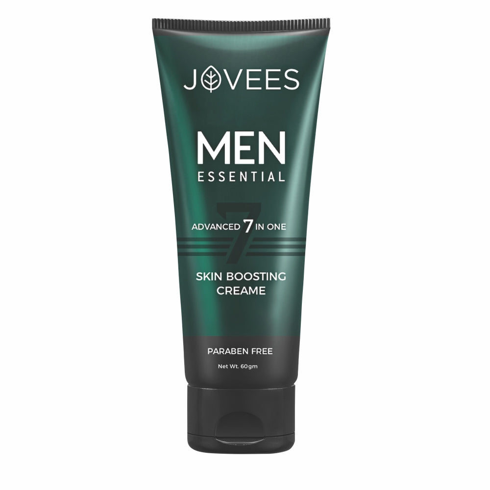 Jovees Herbal Men Advanced 7 in 1 Skin Boosting Cream 60Gm Brighten Even Tone Non Greasy Fast Absorbing