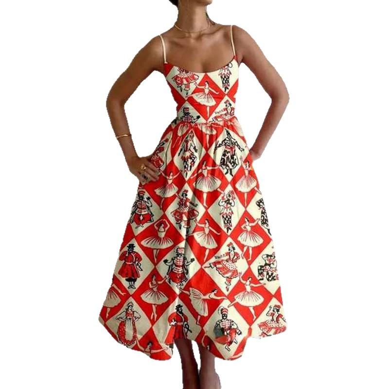 Damen Trägerloses Maxikleid mit Blumendruck