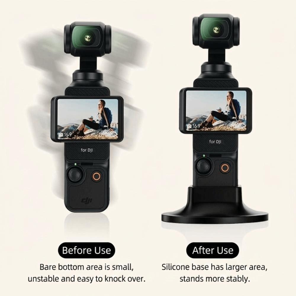 Colorful Silicone Base Shakeproof Lightweight Camera Base Support Anti Slip Camera Accessories for DJI Osmo Pocket 3/4
