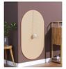 Extra-Large Sisal Wall-Mounted Cat Scratching Post - Wear-Resistant, No Flake, Protects Furniture, Includes Teaser Toy.