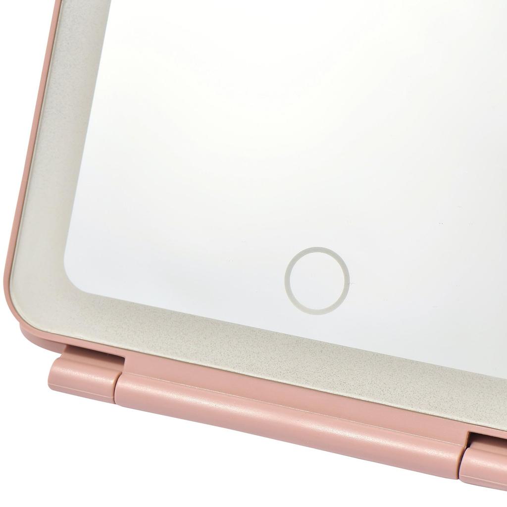 Francfranc LED Folding Mirror Pink