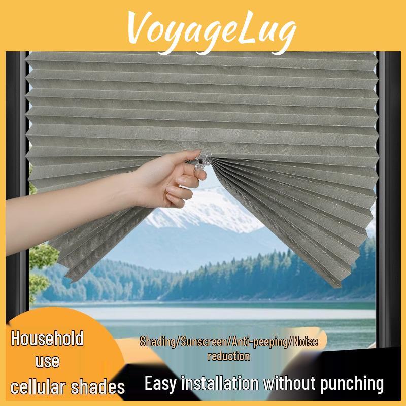 Pearl Blackout Heat Insulation Cotton Curtain For Balcony And Kitchen Windows