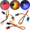 Faszinierendes 3-Farben-Blinkendes Rotierendes LED-Licht für 1/10 RC-Modellautos mit Aluminiumlegierungsbasis