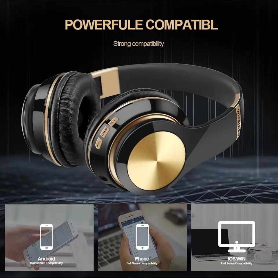 Xiaomi T5 Wireless Bluetooth Headset With Microphone Noise Reduction Foldable For Phone Wired Headphones Blutooth Pc Gamer Girl Sale