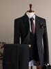 Men's Slim Fit British-Style Formal Suit - Korean Trendy Business Attire